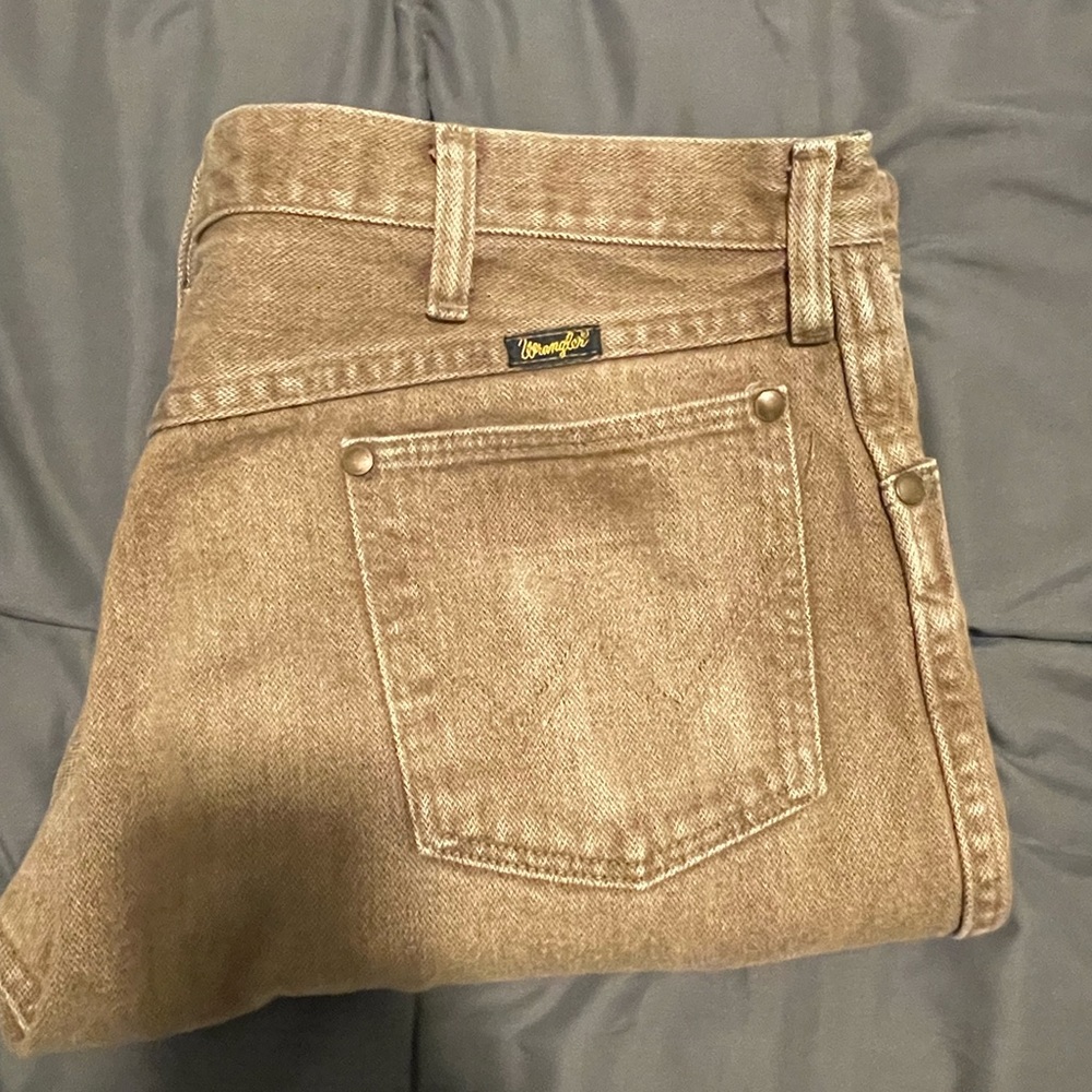 (3/$20) Wrangler men’s work pants 36 x 32 Made in the USA 100% cotton EUC